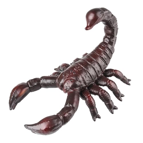 AENIMELY Skorpion-Spielzeugfigur aus weichem Gummi, großes Insekt, Tiermodell, Wildtier-Skorpion, pädagogisches Spielspielzeug, Partygeschenke, Streiche für Kinder und Erwachsene von AENIMELY