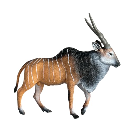 AENIMELY Spiral-Horned Antilope Figur Wald Dschungel Wildtiere Realistische Figur Pädagogisches Spielzeug Cake Toppers Weihnachten Geburtstag Geschenk für Kinder von AENIMELY