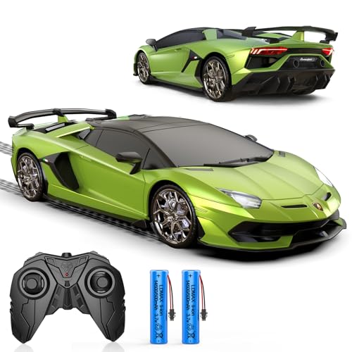 AEROQUEST 1:16 Lamborghini Ferngesteuertes Auto,2.4GHz Offiziell Lizenziertes Lamborghini RC Autos mit Fernbedienung & Scheinwerfer für Jungen Mädchen Geburtstagsgeschenke,Grün AEROQUEST 1:16 Lamborghini Ferngesteuertes Auto,2.4GHz Offiziell Lizenziertes Lamborghini RC Autos mit Fernbedienung & Scheinwerfer für Jungen Mädchen Geburtstagsgeschenke,Grün von AEROQUEST