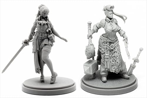 AERUIKJS 1/48 Ancient Female Samurai Warrior Resin Model Kit Unbemalt und unmontiert Soldier Resin Model Kit (2-Personen)//P9o7A13 von AERUIKJS