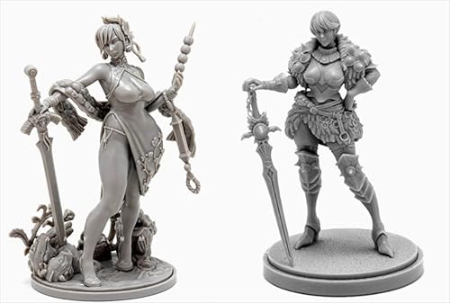 AERUIKJS 1/48 Ancient Female Samurai Warrior Resin Model Kit Unbemalt und unmontiert Soldier Resin Model Kit (2-Personen)//P9o7A19 von AERUIKJS