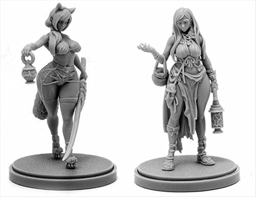 AERUIKJS 1/48 Ancient Female Samurai Warrior Resin Model Kit Unbemalt und unmontiert Soldier Resin Model Kit (2-Personen)//P9o7A42 von AERUIKJS