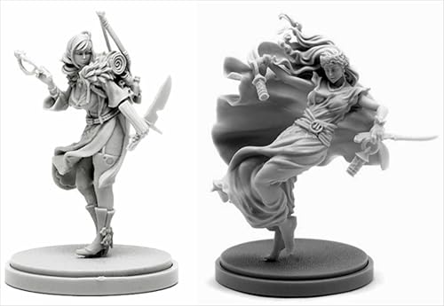 AERUIKJS 1/48 Ancient Female Samurai Warrior Resin Model Kit Unbemalt und unmontiert Soldier Resin Model Kit (2-Personen)//P9o7A49 von AERUIKJS