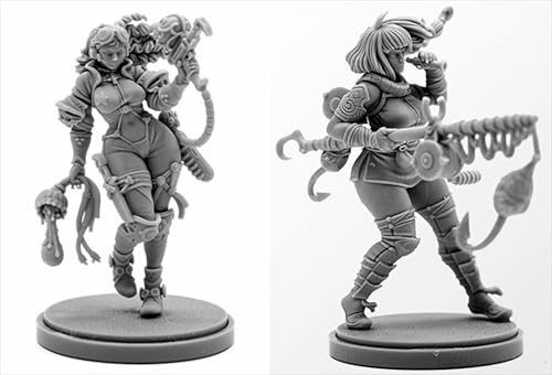 AERUIKJS 1/48 Ancient Female Warrior Samurai Resin Model Kit Unbemalt und unmontiert Soldier Resin Model Kit (2 Person) // K9U-6s10 von AERUIKJS