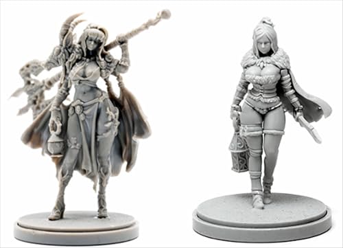 AERUIKJS 1/48 Ancient Female Warrior Samurai Resin Model Kit Unbemalt und unmontiert Soldier Resin Model Kit (2 Person) // K9U-6s19 von AERUIKJS