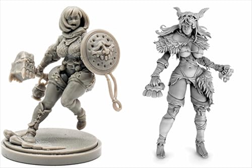 AERUIKJS 1/48 Ancient Female Warrior Samurai Resin Model Kit Unbemalt und unmontiert Soldier Resin Model Kit (2 Person) // K9U-6s22 von AERUIKJS