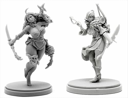 AERUIKJS 1/48 Ancient Female Warrior Samurai Resin Model Kit Unbemalt und unmontiert Soldier Resin Model Kit (2 Person) // K9U-6s58 von AERUIKJS