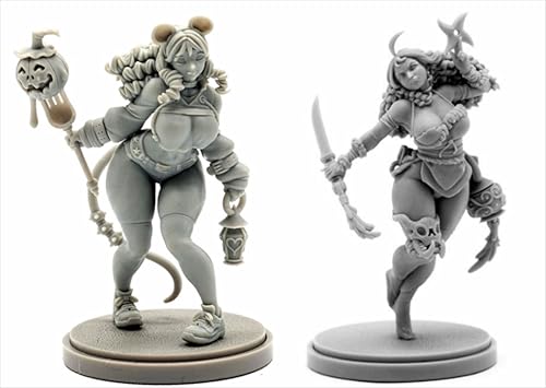 AERUIKJS 1/48 Ancient Female Warrior Samurai Resin Model Kit Unbemalt und unmontiert Soldier Resin Model Kit (2 Person) // K9U-6s61 von AERUIKJS