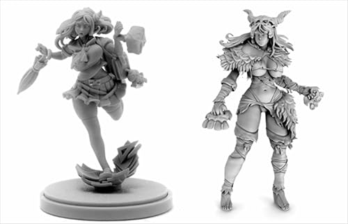 AERUIKJS 1/48 Ancient Female Warrior Samurai Resin Model Kit Unbemalt und unmontiert Soldier Resin Model Kit (2 Person) // K9U-6s64 von AERUIKJS