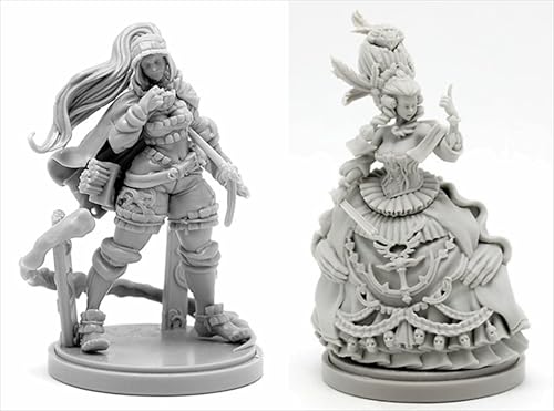 AERUIKJS 1/48 Ancient Female Warrior Samurai Resin Model Kit Unbemalt und unmontiert Soldier Resin Model Kit (2 Person) // K9U-6s73 von AERUIKJS