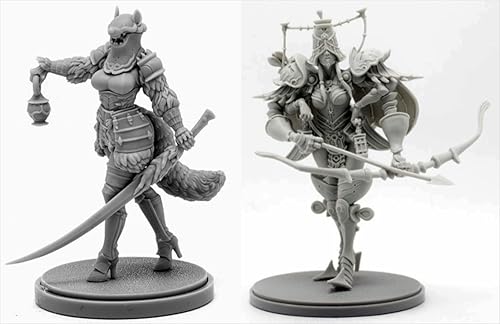 AERUIKJS 1/48 Ancient Samurai Warrior Resin Model Kit Unbemalt und unmontiert Soldat Resin Model Kit (2-Personen)//P9o6A16 von AERUIKJS