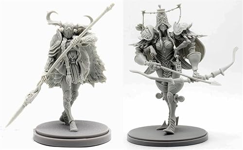 AERUIKJS 1/48 Ancient Samurai Warrior Resin Model Kit Unbemalt und unmontiert Soldat Resin Model Kit (2-Personen)//P9o6A65 von AERUIKJS