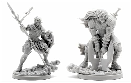 AERUIKJS 1/48 Ancient Samurai Warrior Resin Model Kit Unbemalt und unmontiert Soldier Resin Model Kit (2 Figuren) // F8u-7s33 von AERUIKJS