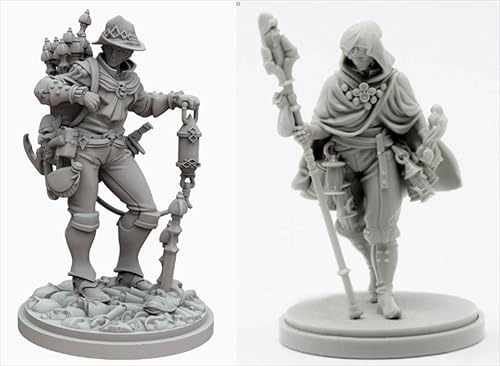 AERUIKJS 1/48 Ancient Samurai Warrior Resin Model Kit Unbemalt und unmontiert Soldier Resin Model Kit (2 Figuren) // F8u-7s59 von AERUIKJS