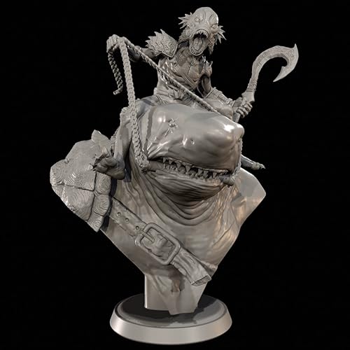 AERUIKJS 105mm Ancient Hell Samurai Resin Bust Model KitUnbemalt und unmontiert Soldat Resin Model Kit //P6o5A4 von AERUIKJS