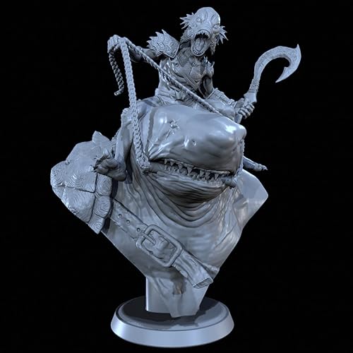 AERUIKJS 65mm Ancient Hell Samurai Resin Bust Model KitUnbemalt und unmontiert Soldat Resin Model Kit //P6o5A2 von AERUIKJS