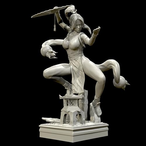 AERUIKJS 90mm Ancient Female Samurai Resin Model Kit Unbemalt und unmontiert Resin Model Kit // F7v-9s3 von AERUIKJS