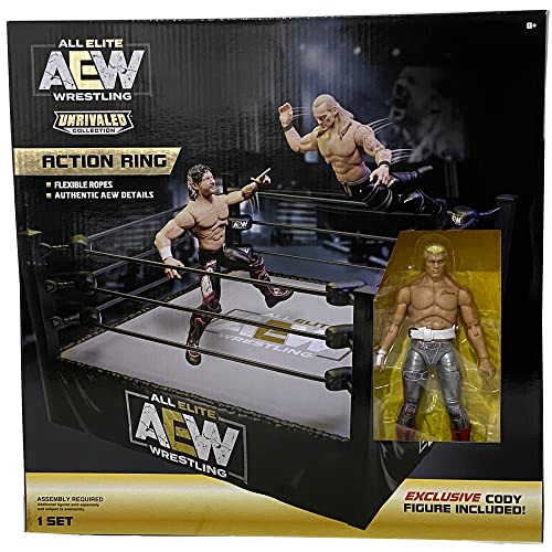 AEW All Elite Wrestling Ring & Cody Rhodes UK Exclusive Unrivaled Actionfigur von AEW