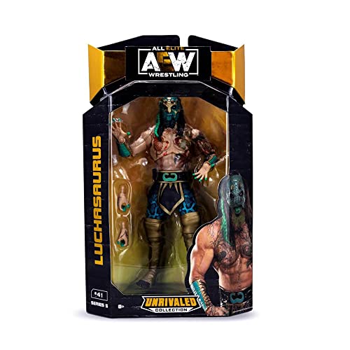 AEW Luchasaurus Unerreichte Jazwares-Serie 5 Figur von AEW