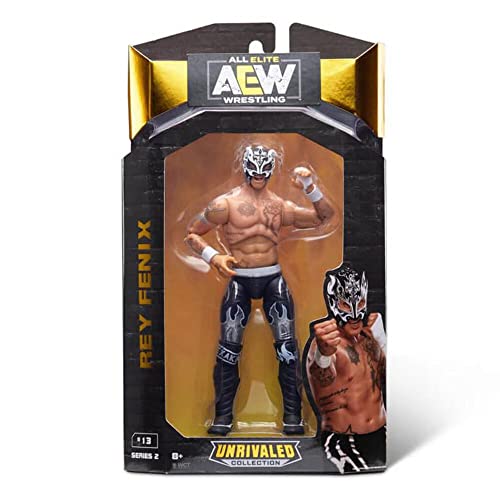 AEW Unrivaled Collection Rey Fenix Figur, 16,5 cm ENT_551494 Mehrfarbig von AEW