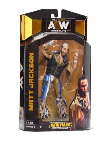 AEW Unübertroffene Unrivaled Luminaries Collection Wrestling Actionfigur (wählen Sie Wrestler) (Matt Jackson (Serie 3)), Weiß von AEW