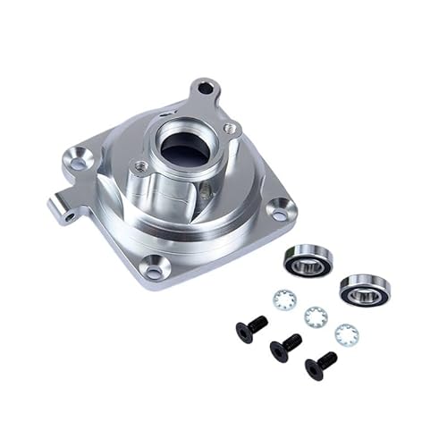 AFCAHEH Upgrade CNC Aluminum Clutch Cover Housing Mount for 1/5 Scale Rc Car Gas ROFUN ROVAN KM 5B 5T 5SC Buggy Truck Parts(Silver) von AFCAHEH