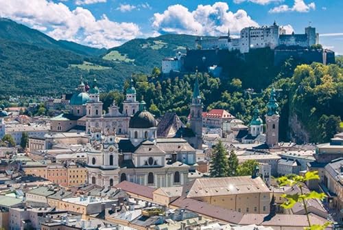 1000 Teile Rainbow City Das Puzzle Puzzle Lernspielzeug für Erwachsene 38x26CM von AFHMZ