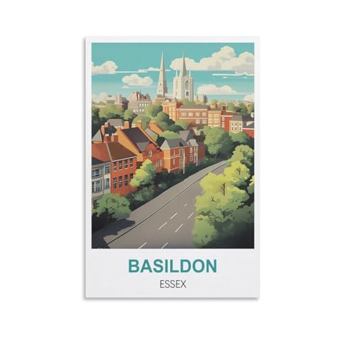 1000-teiliges Puzzle, Basildon Essex, Papierpuzzle, geeignet für Erwachsene, Kinder und Familien, Stressabbau-Puzzlespiele, 38 x 26 cm 1000-teiliges Puzzle, Basildon Essex, Papierpuzzle, geeignet für Erwachsene, Kinder und Familien, Stressabbau-Puzzlespiele, 38 x 26 cm von AFHMZ