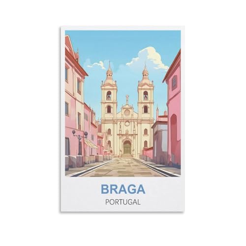 1000-teiliges Puzzle, Braga, Portugal, Puzzle, 1000 Teile, Papierpuzzle, Lernspielzeug für Erwachsene und Kinder, Familien-Dekompressionsspiel, 70 x 50 cm 1000-teiliges Puzzle, Braga, Portugal, Puzzle, 1000 Teile, Papierpuzzle, Lernspielzeug für Erwachsene und Kinder, Familien-Dekompressionsspiel, 70 x 50 cm von AFHMZ