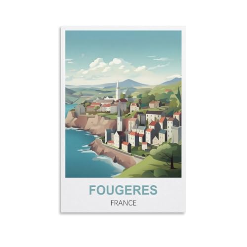 1000-teiliges Puzzle, Fougeres, Frankreich, Poster-Puzzle, 1000-teiliges Holzpuzzle, Lernspielzeug für Erwachsene und Kinder, Familien-Dekompressionsspiel, 70 x 50 cm 1000-teiliges Puzzle, Fougeres, Frankreich, Poster-Puzzle, 1000-teiliges Holzpuzzle, Lernspielzeug für Erwachsene und Kinder, Familien-Dekompressionsspiel, 70 x 50 cm von AFHMZ
