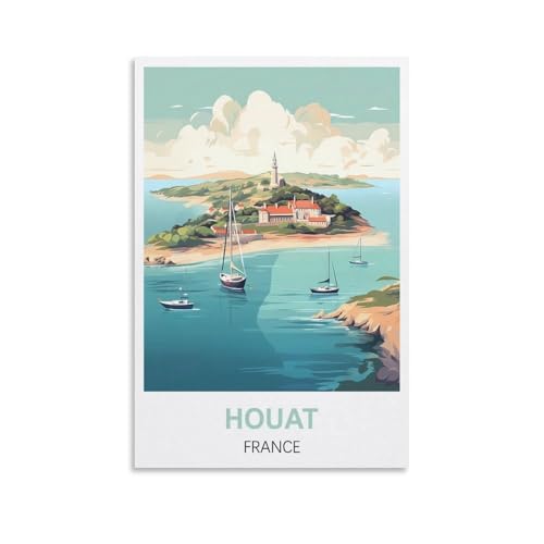 1000-teiliges Puzzle, Houat France Posters Puzzle 1000 Teile Papierpuzzle Lernspielzeug für Erwachsene und Kinder Familiendekompressionsspiel 70 x 50 cm 1000-teiliges Puzzle, Houat France Posters Puzzle 1000 Teile Papierpuzzle Lernspielzeug für Erwachsene und Kinder Familiendekompressionsspiel 70 x 50 cm von AFHMZ