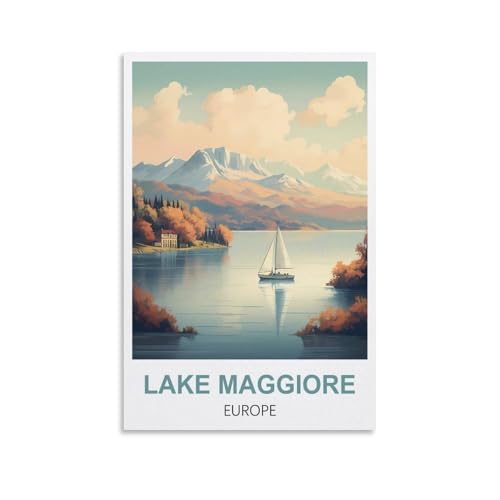 1000-teiliges Puzzle, Lago Maggiore Europa Poster Puzzle 1000 Teile Holzpuzzle Lernspielzeug für Erwachsene und Kinder Familien-Dekompressionsspiel 70x50CM 1000-teiliges Puzzle, Lago Maggiore Europa Poster Puzzle 1000 Teile Holzpuzzle Lernspielzeug für Erwachsene und Kinder Familien-Dekompressionsspiel 70x50CM von AFHMZ