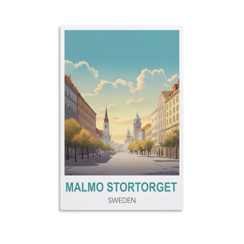 1000-teiliges Puzzle, Malmö Stortorget, Schweden, anspruchsvolles, schwieriges Puzzle, Lernspiel, Puzzles, Geschenke für Erwachsene, 52 x 38 cm 1000-teiliges Puzzle, Malmö Stortorget, Schweden, anspruchsvolles, schwieriges Puzzle, Lernspiel, Puzzles, Geschenke für Erwachsene, 52 x 38 cm von AFHMZ