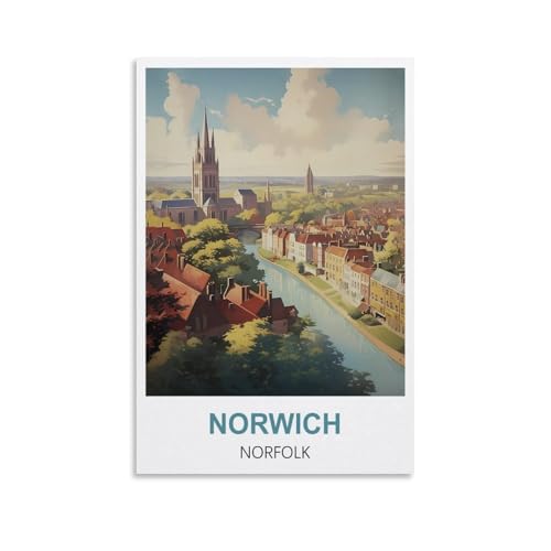 1000-teiliges Puzzle, Norwich Norfolk Poster Puzzle 1000-teiliges Holzpuzzle Lernspielzeug für Erwachsene und Kinder, Familien-Dekompressionsspiel, 70 x 50 cm 1000-teiliges Puzzle, Norwich Norfolk Poster Puzzle 1000-teiliges Holzpuzzle Lernspielzeug für Erwachsene und Kinder, Familien-Dekompressionsspiel, 70 x 50 cm von AFHMZ