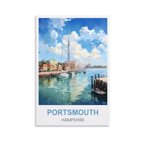 1000-teiliges Puzzle, Portsmouth Hampshire Poster Puzzle 1000-teiliges Holzpuzzle Lernspielzeug für Erwachsene und Kinder Familien-Dekompressionsspiel 70x50CM 1000-teiliges Puzzle, Portsmouth Hampshire Poster Puzzle 1000-teiliges Holzpuzzle Lernspielzeug für Erwachsene und Kinder Familien-Dekompressionsspiel 70x50CM von AFHMZ