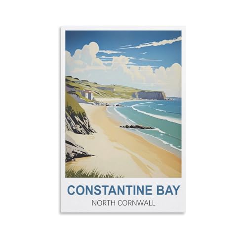 1000-teiliges Puzzle, Poster von Constantine Bay North Cornwall, anspruchsvolle Puzzles, Puzzlespiel für die ganze Frau, Geschenke für Männer, 38 x 26 cm 1000-teiliges Puzzle, Poster von Constantine Bay North Cornwall, anspruchsvolle Puzzles, Puzzlespiel für die ganze Frau, Geschenke für Männer, 38 x 26 cm von AFHMZ