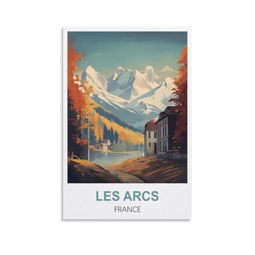 1000-teiliges Puzzle, Poster von Les Arcs, Frankreich, aus Papier, Puzzles, geeignet für Erwachsene, Kinder und Familien, Stressabbau-Puzzlespiele, 38 x 26 cm 1000-teiliges Puzzle, Poster von Les Arcs, Frankreich, aus Papier, Puzzles, geeignet für Erwachsene, Kinder und Familien, Stressabbau-Puzzlespiele, 38 x 26 cm von AFHMZ