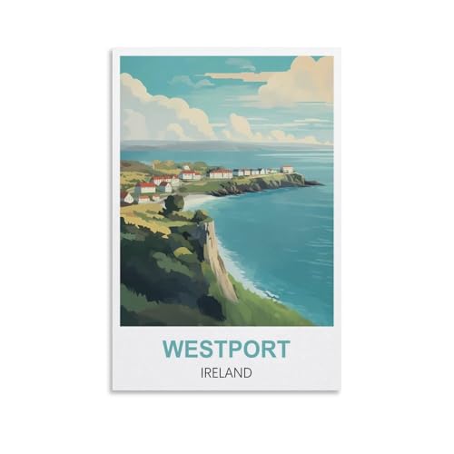 1000-teiliges Puzzle, Westport, Irland-Poster, Puzzle, 1000-teiliges Holzpuzzle, Lernspielzeug für Erwachsene und Kinder, Familien-Dekompressionsspiel, 70 x 50 cm 1000-teiliges Puzzle, Westport, Irland-Poster, Puzzle, 1000-teiliges Holzpuzzle, Lernspielzeug für Erwachsene und Kinder, Familien-Dekompressionsspiel, 70 x 50 cm von AFHMZ