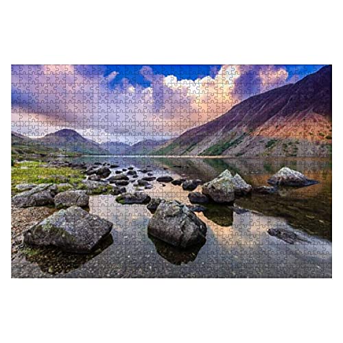 1000-teiliges Puzzle „Abwasser im Lake District“, große Teile, für Erwachsene, Lernspielzeug für Kinder, kreative Spiele, Unterhaltungspuzzle, Heimdekoration, 38 x 26 cm von AFHMZ