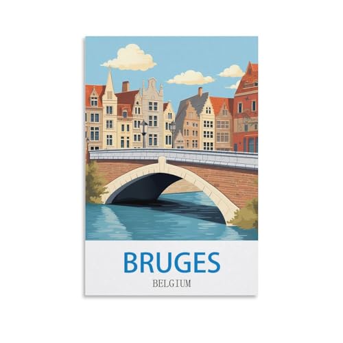 1000-teiliges Puzzle Brügge, Belgien, anspruchsvolle Puzzles, Puzzlespiel für die ganze Familie für Frauen, Geschenke für Männer, 52 x 38 cm 1000-teiliges Puzzle Brügge, Belgien, anspruchsvolle Puzzles, Puzzlespiel für die ganze Familie für Frauen, Geschenke für Männer, 52 x 38 cm von AFHMZ