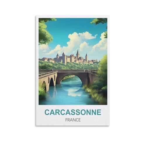 2000-teiliges Puzzle, Carcassonne, Frankreich-Poster, Puzzle, 2000 Teile, Papierpuzzle, Lernspielzeug für Erwachsene und Kinder, Familien-Dekompressionsspiel, 100 x 70 cm 2000-teiliges Puzzle, Carcassonne, Frankreich-Poster, Puzzle, 2000 Teile, Papierpuzzle, Lernspielzeug für Erwachsene und Kinder, Familien-Dekompressionsspiel, 100 x 70 cm von AFHMZ