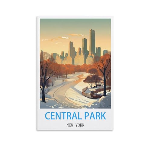 2000-teiliges Puzzle, Central Park New York Poster Puzzle 2000 Teile Papierpuzzle Lernspielzeug für Erwachsene und Kinder Familien-Dekompressionsspiel 100 x 70 cm 2000-teiliges Puzzle, Central Park New York Poster Puzzle 2000 Teile Papierpuzzle Lernspielzeug für Erwachsene und Kinder Familien-Dekompressionsspiel 100 x 70 cm von AFHMZ
