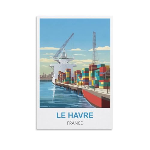 2000-teiliges Puzzle, Le Havre, Frankreich, anspruchsvolles, schwieriges Puzzle, Lernspiel, Puzzles, Geschenke für Erwachsene, 100 x 70 cm 2000-teiliges Puzzle, Le Havre, Frankreich, anspruchsvolles, schwieriges Puzzle, Lernspiel, Puzzles, Geschenke für Erwachsene, 100 x 70 cm von AFHMZ