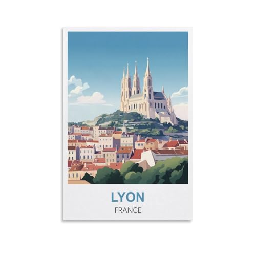 2000-teiliges Puzzle, Lyon, Frankreich-Poster für Erwachsene, Lernspiel, Herausforderungsspielzeug, 2000-teiliges Puzzle für Erwachsene und Kinder, 100 x 70 cm 2000-teiliges Puzzle, Lyon, Frankreich-Poster für Erwachsene, Lernspiel, Herausforderungsspielzeug, 2000-teiliges Puzzle für Erwachsene und Kinder, 100 x 70 cm von AFHMZ