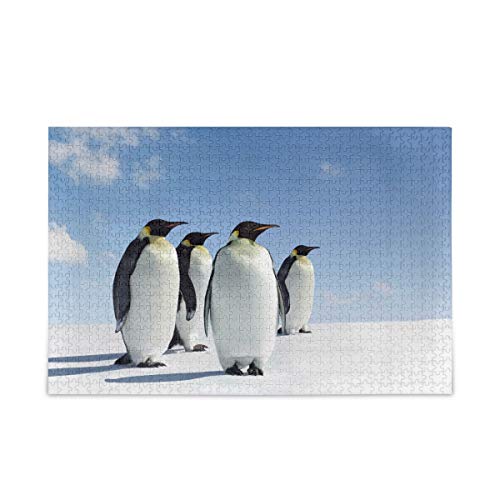 2000-teiliges Puzzle, Tier-Antarktis-Pinguin-Puzzle, lustiges Spielzeug-Familienspiel zum pädagogischen intellektuellen Entspannen, 100 x 70 cm von AFHMZ