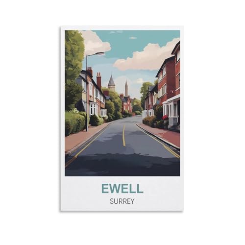 2000-teiliges Puzzle für Erwachsene, Ewell Surrey, 2000-teiliges Puzzle, Lernspiele, Heimdekoration, Puzzle, 100 x 70 cm 2000-teiliges Puzzle für Erwachsene, Ewell Surrey, 2000-teiliges Puzzle, Lernspiele, Heimdekoration, Puzzle, 100 x 70 cm von AFHMZ