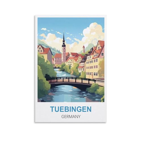 2000-teiliges Puzzle für Erwachsene, Tübingen, Deutschland, 2000-teiliges Puzzle, Lernspiele, Heimdekoration, Puzzle, 100 x 70 cm 2000-teiliges Puzzle für Erwachsene, Tübingen, Deutschland, 2000-teiliges Puzzle, Lernspiele, Heimdekoration, Puzzle, 100 x 70 cm von AFHMZ