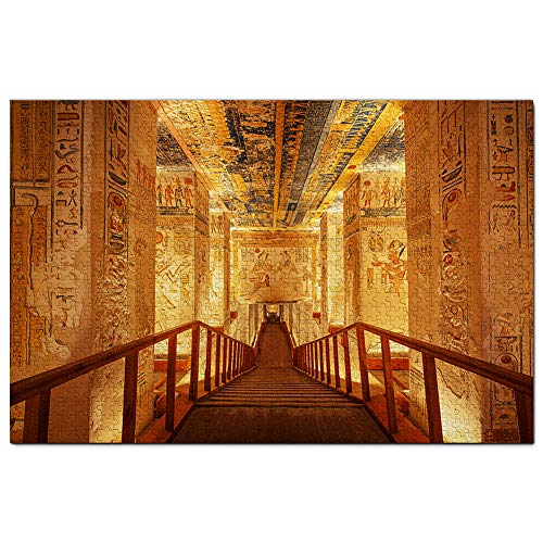 Ägypten Grab Pyramide Puzzle 1000 Stück Spiel Kunstwerk Reise Souvenir 100x70CM von AFHMZ