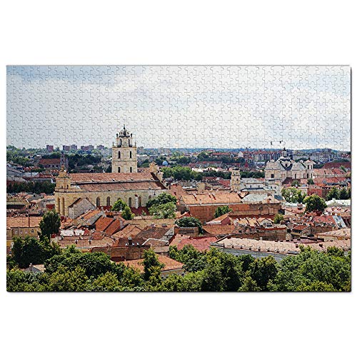 Altstadt von Vilnius, Litauen, Puzzle, 1000 Teile, Spiel, Kunstwerk, Reise-Souvenir, 70 x 50 cm von AFHMZ