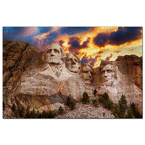 Amerika USA Mount Rushmore Puzzle 1000 Teile Spiel Kunstwerk Reise Souvenir 70x50CM von AFHMZ